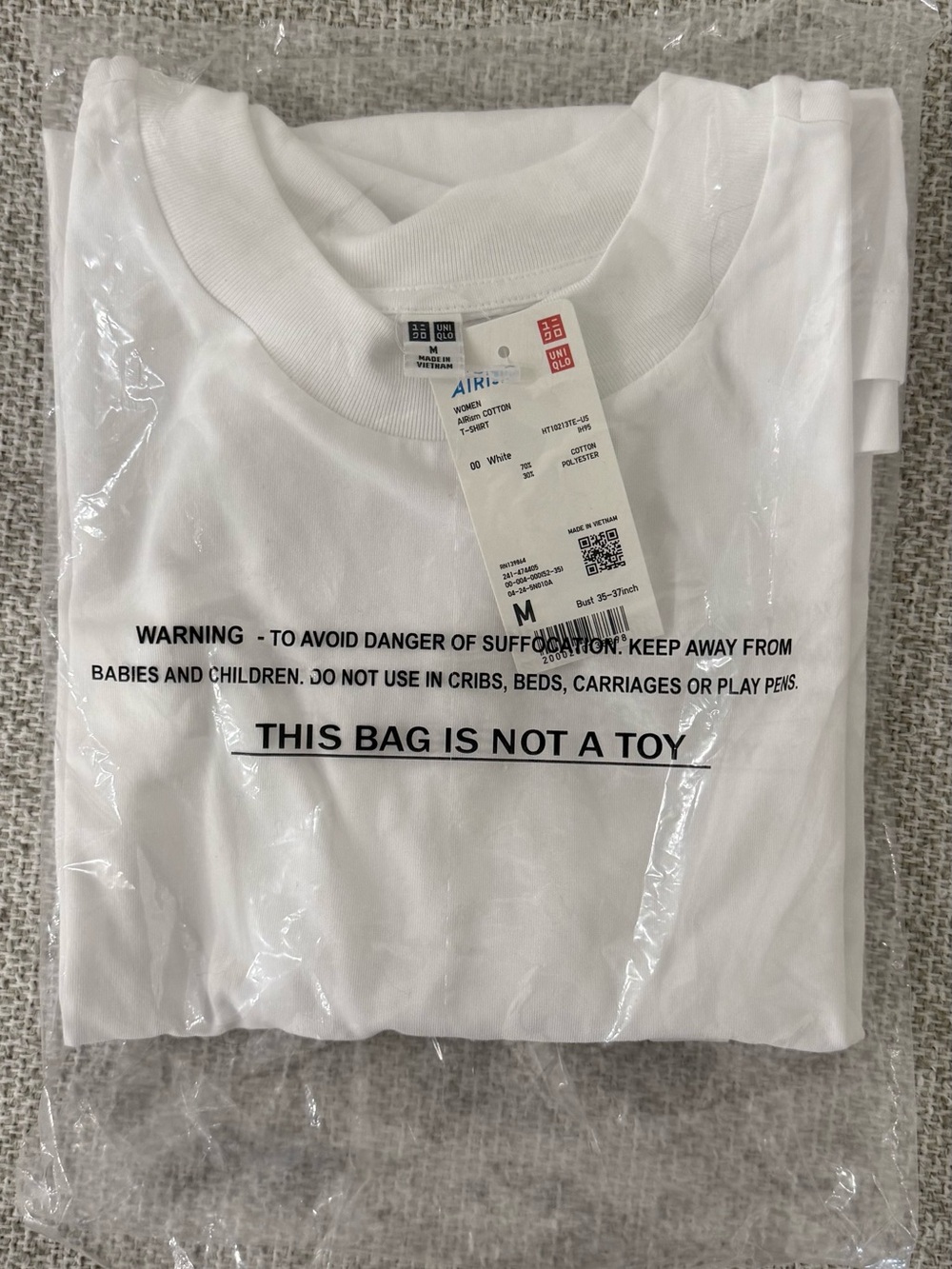 Uniqlo White Kids Short Sleeve Tee - Crew Neck